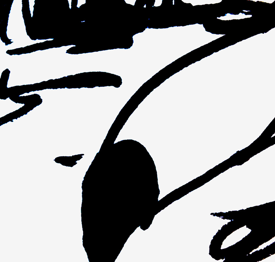 Baby Kontrastbild in Schwarz-Weiß