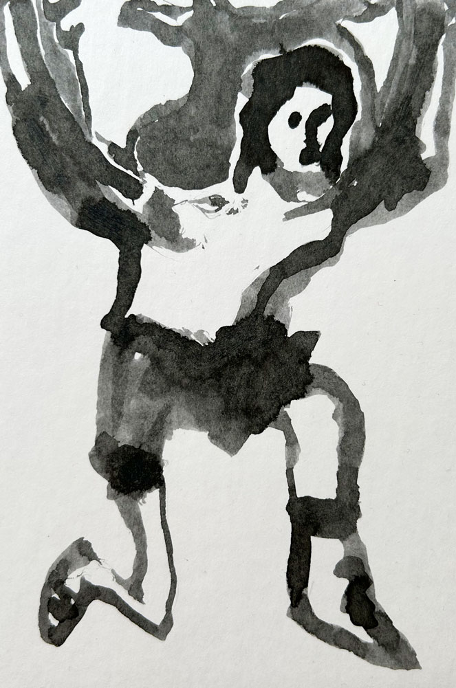 Baby Kontrastbild in Schwarz-Weiß