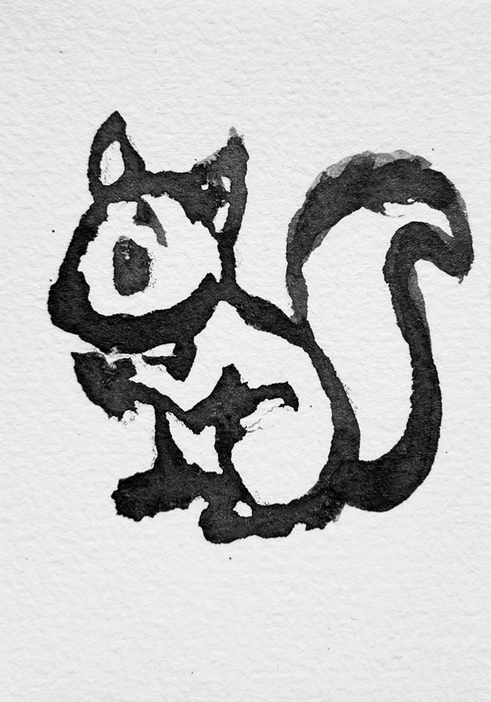 Baby Kontrastbild in Schwarz-Weiß