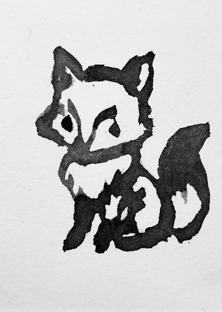 Baby Kontrastbild in Schwarz-Weiß