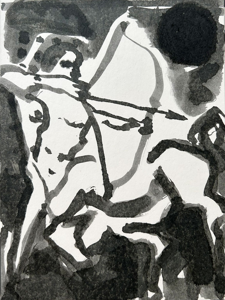 Baby Kontrastbild in Schwarz-Weiß