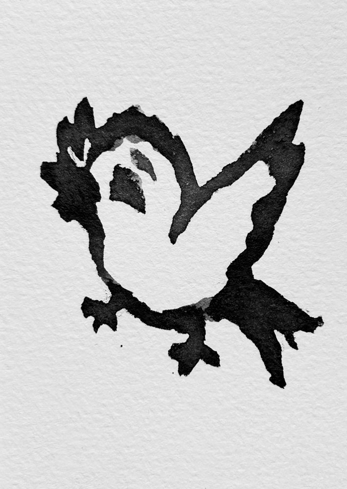 Baby Kontrastbild in Schwarz-Weiß