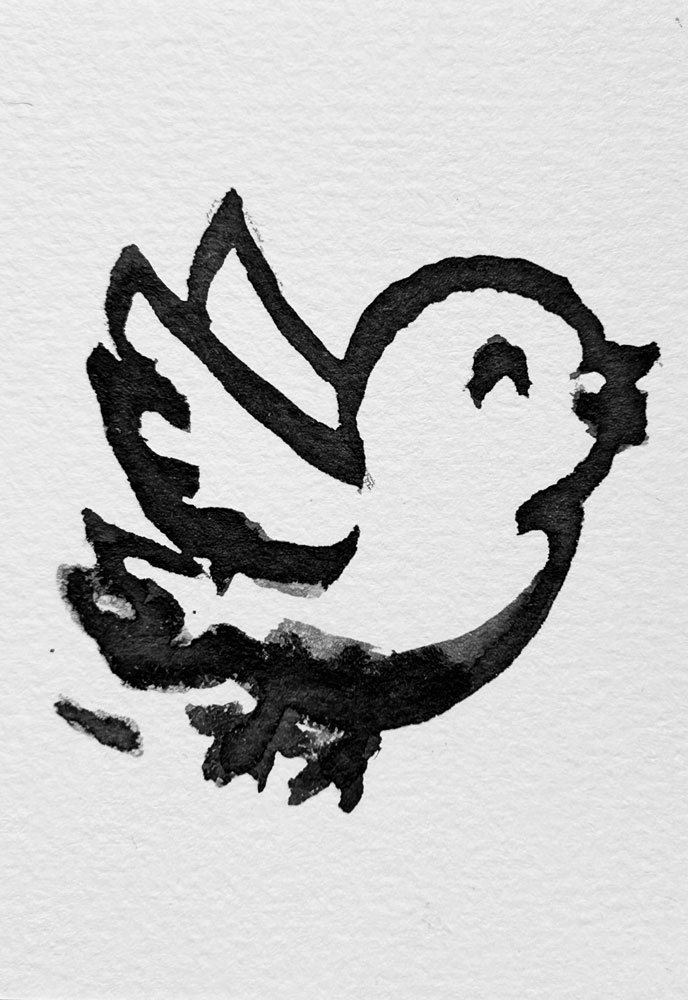 Baby Kontrastbild in Schwarz-Weiß