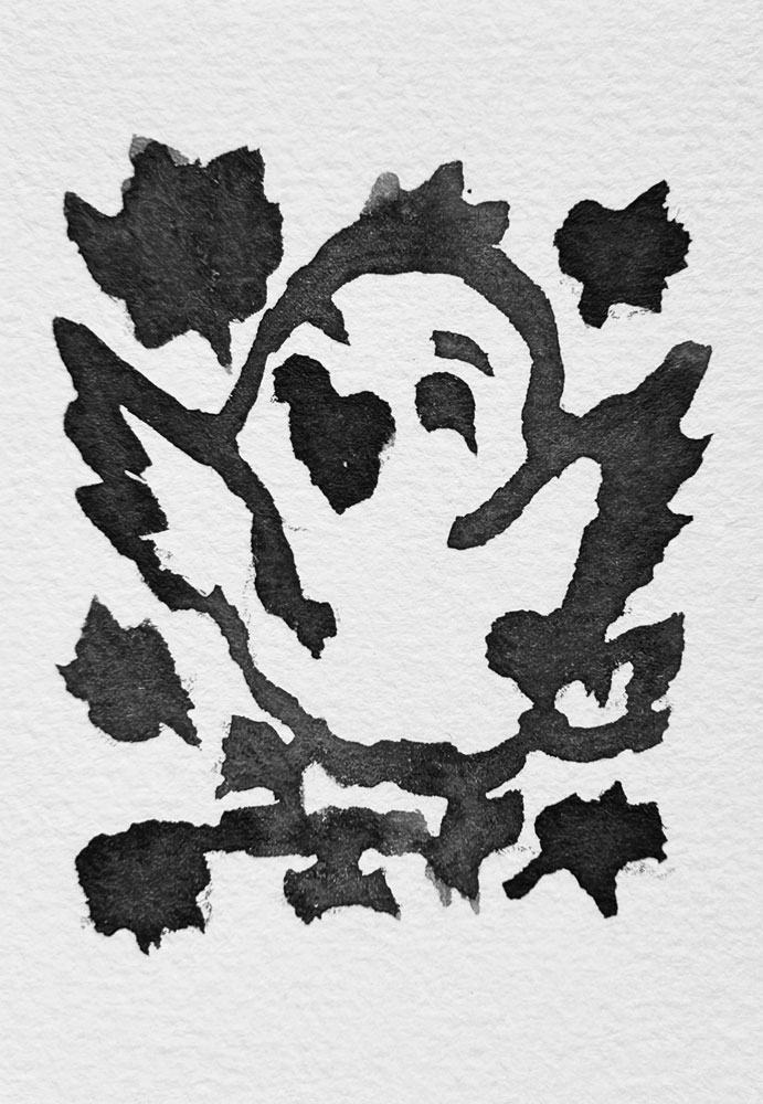 Baby Kontrastbild in Schwarz-Weiß