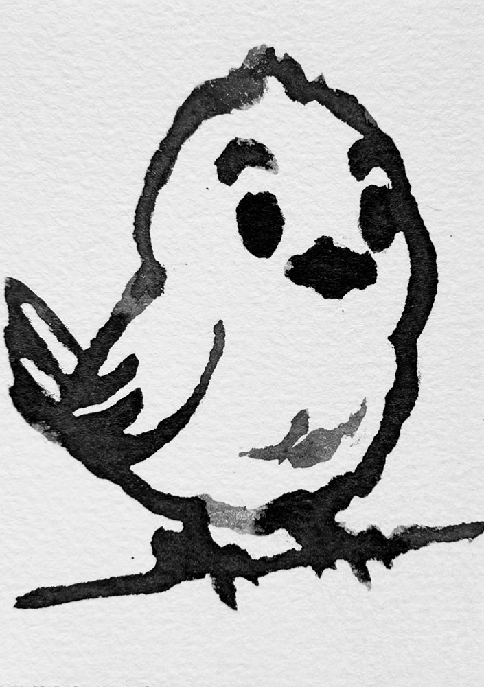 Baby Kontrastbild in Schwarz-Weiß