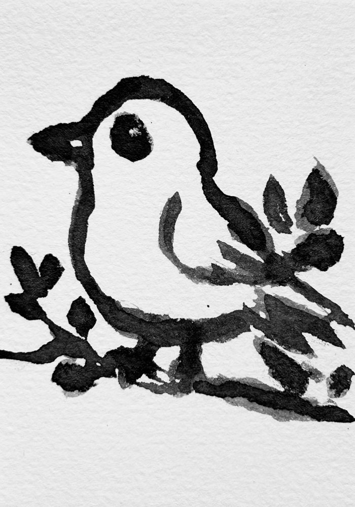 Baby Kontrastbild in Schwarz-Weiß